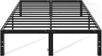 Twin Bed Frame, Heavy Duty Sturdy 12 Inch Metal Platform Bed Frames, Enhanced Stability & Noise-Free, Under-Bed Storage, No Box Spring Needed, Easy Assembly