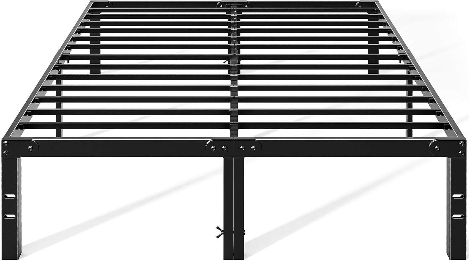 Twin Bed Frame, Heavy Duty Sturdy 12 Inch Metal Platform Bed Frames, Enhanced Stability & Noise-Free, Under-Bed Storage, No Box Spring Needed, Easy Assembly