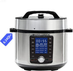 24-in-1 Electric Pressure Cooker 6.34 Quart, Stainless Steel Multi-Cooker for Canning, Slow Cook, Yogurt, Steam, Rice, Soup, Bean, Poultry, Beef, Bake, Stew & Porridge, Family Size