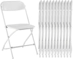 Folding Chair 4 Pack, Leather Padded Foldable Chairs, Sturdy Metal Portable Chairs, Easy to Use and Store, Outdoor and Indoor, for Home, Office, Party, Garden, Kahki
