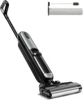 Wet Dry Vacuum Cleaner, Cordless All-in-One Vac Mops, Vacuum Mop with Self-Cleaning System, Dual Water Tank Design, Tangle-Free Brush, Dual-Edge Cleaning, 35-Min Runtime