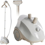 Standing Garment Steamer, 1500W Powerful Steamer for Clothes with Roll Wheels, 1.7L Water Tank for 55 Min Continuous Steaming, Professional Wrinkle Remover Heats in 45 Seconds