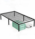 Twin Bed Frame, Heavy Duty Sturdy 12 Inch Metal Platform Bed Frames, Enhanced Stability & Noise-Free, Under-Bed Storage, No Box Spring Needed, Easy Assembly