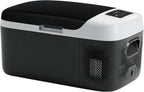 Portable Car Refrigerator, 17QT Single-Zone Electric Cooler for Vehicles, -4?H-68?H Freezer Smart Control via Bluetooth with Car Battery Protection, Child Lock, 12/24V DC & 100-240V AC Powered