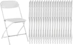 Folding Chair 4 Pack, Leather Padded Foldable Chairs, Sturdy Metal Portable Chairs, Easy to Use and Store, Outdoor and Indoor, for Home, Office, Party, Garden, Kahki