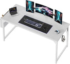 Computer Desk 31 Inch Home Office Desks for Small Spaces, Gaming Writing Study Work Table with Storage Bag and Headphone Hook for Bedroom, Black