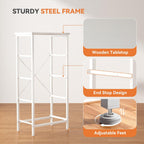 4 Fabric Drawer Small Dresser, Bedside Nightstand with Wooden Top Sturdy Frame, Entryway Closet Bedroom Storage Cabinet Furniture for Dorm,White