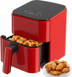 Air Fryer, Compact Digital 3 Qt Airfryer with Auto Shut-Off, Quick & Easy Meals in Minutes with Nonstick & Dishwasher Safe Basket, Ideal for Small Spaces