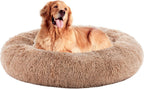 35x25 Inch Orthopedic Dog Beds for Large Sized Dogs, Machine Washable Cover Pet Bed, Anti-Slip Waterproof Memory Foam Couch Bed for Indoor Dogs and Cats, Brown