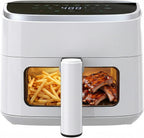 Air Fryer 4 Quart with Window, 1500W Digital Airfryer with 8 Presets, 60-Min Timer, Max 400??F, Auto Shut Off & Nonstick Dishwasher Safe Basket, Shake Reminder for Small Kitchen