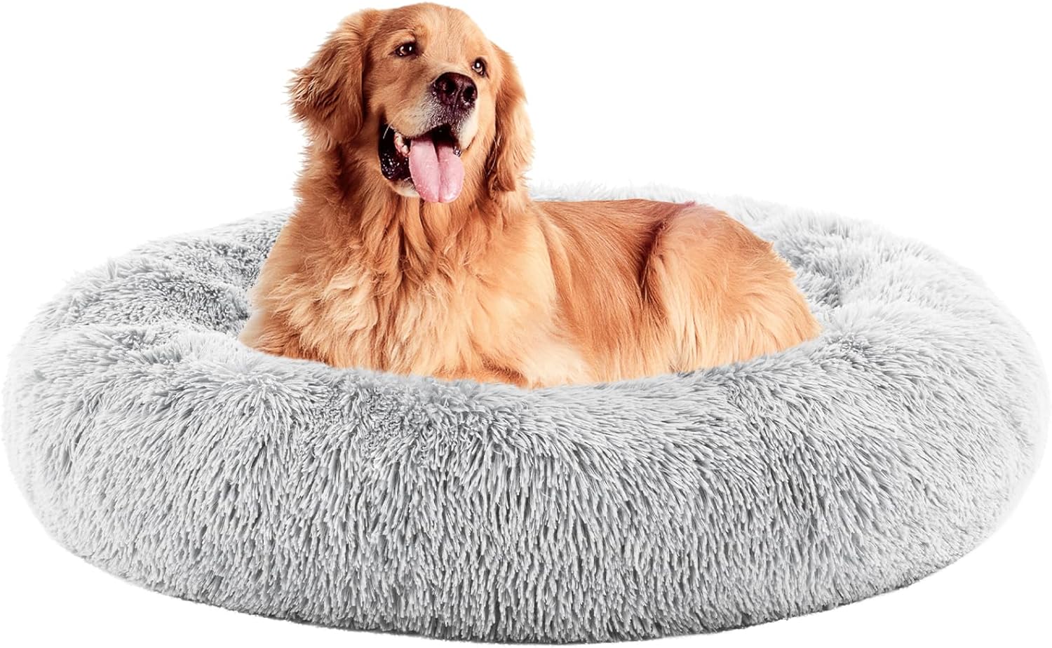 42x32 Inch Orthopedic Dog Beds for XL Large Sized Dogs, Machine Washable Cover Pet Bed, Anti-Slip Waterproof Memory Foam Couch Bed for Indoor Dogs and Cats, Grey