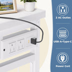 Dresser for Bedroom with Hanging Rack, 6 Drawer Fabric Dresser with Charging Station and LED Lights, Closet Organizer & Storage Tower for Living Room, Entryway, Apartment, Pink