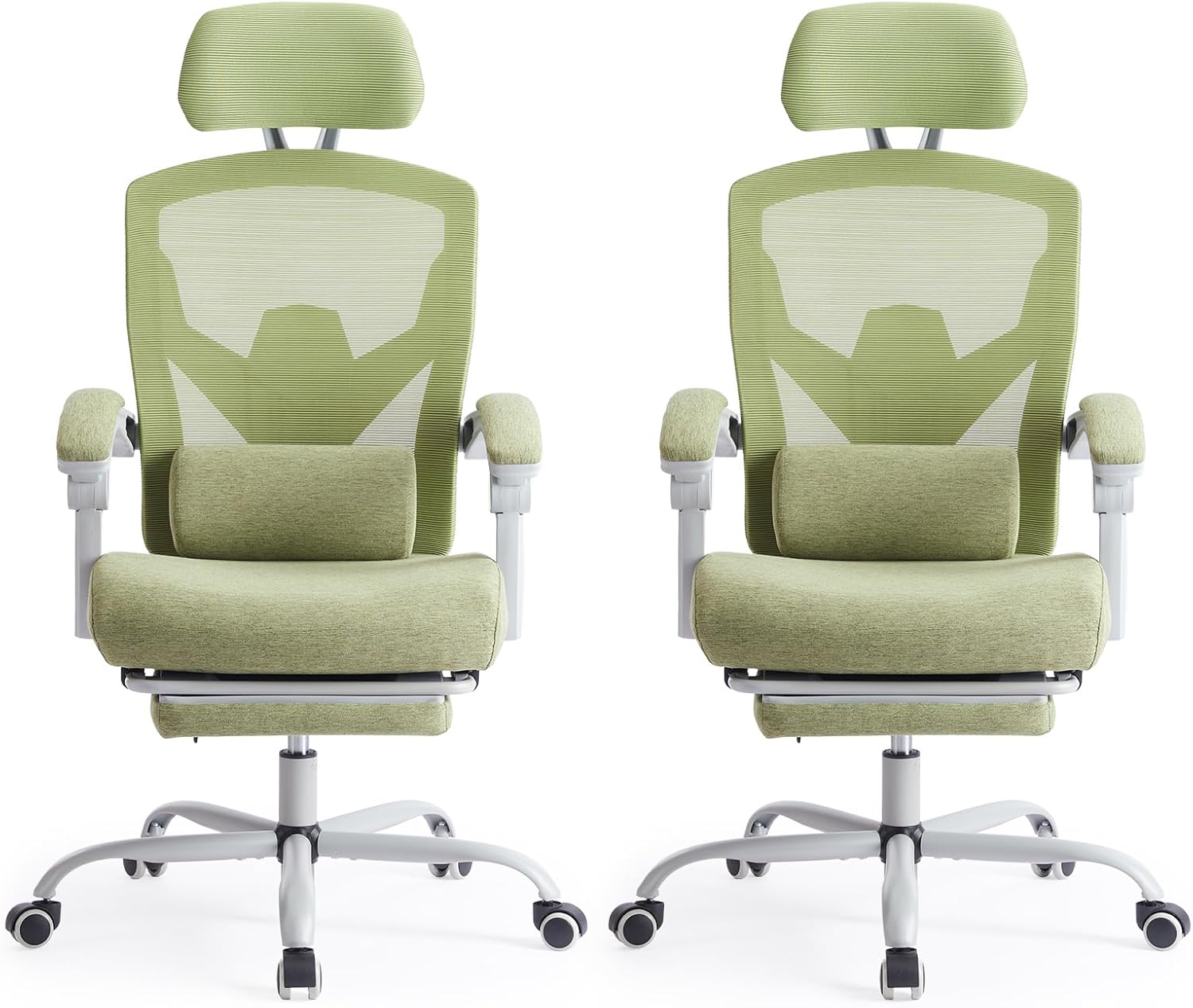 Office Computer Desk Chair, Ergonomic High-Back Mesh Rolling Work Swivel Chairs with Wheels, Comfortable Lumbar Support, Comfy Arms for Home, Bedroom, Study, Student, Black