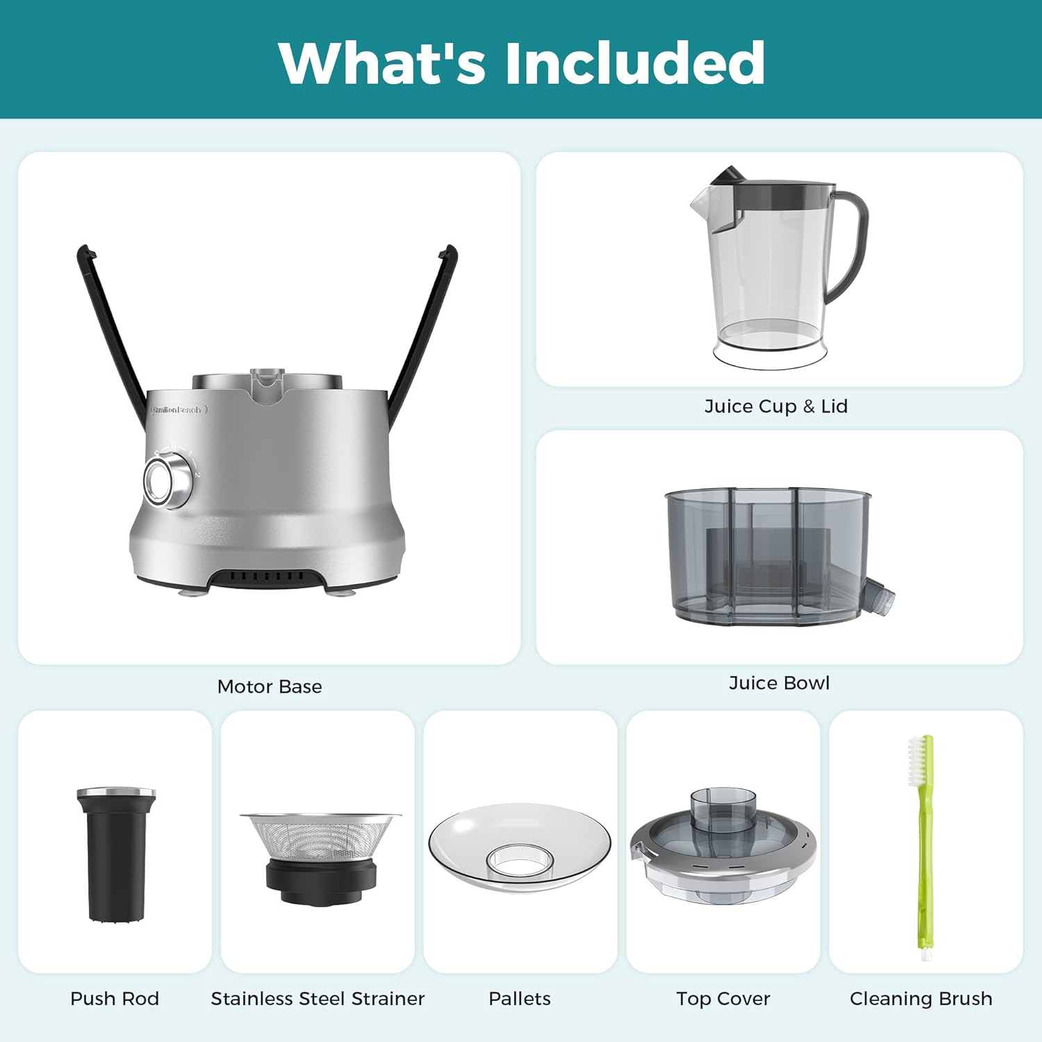 Centrifugal Juicer Machines, 500W Juice Extractor with 2 Feed Chute and Pallet for Vegetable and Fruit, Electric Juicer with 3 Speed Quick Juicing, Easy to Clean, BPA-Free, Silver