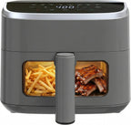 Air Fryer 4 Quart with Window, 1500W Digital Airfryer with 8 Presets, 60-Min Timer, Max 400??F, Auto Shut Off & Nonstick Dishwasher Safe Basket, Shake Reminder for Small Kitchen