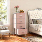 End Tables, Side Table Tray Sofa Portable Metal Frame Adjustable Feet, Wood Stand for Office