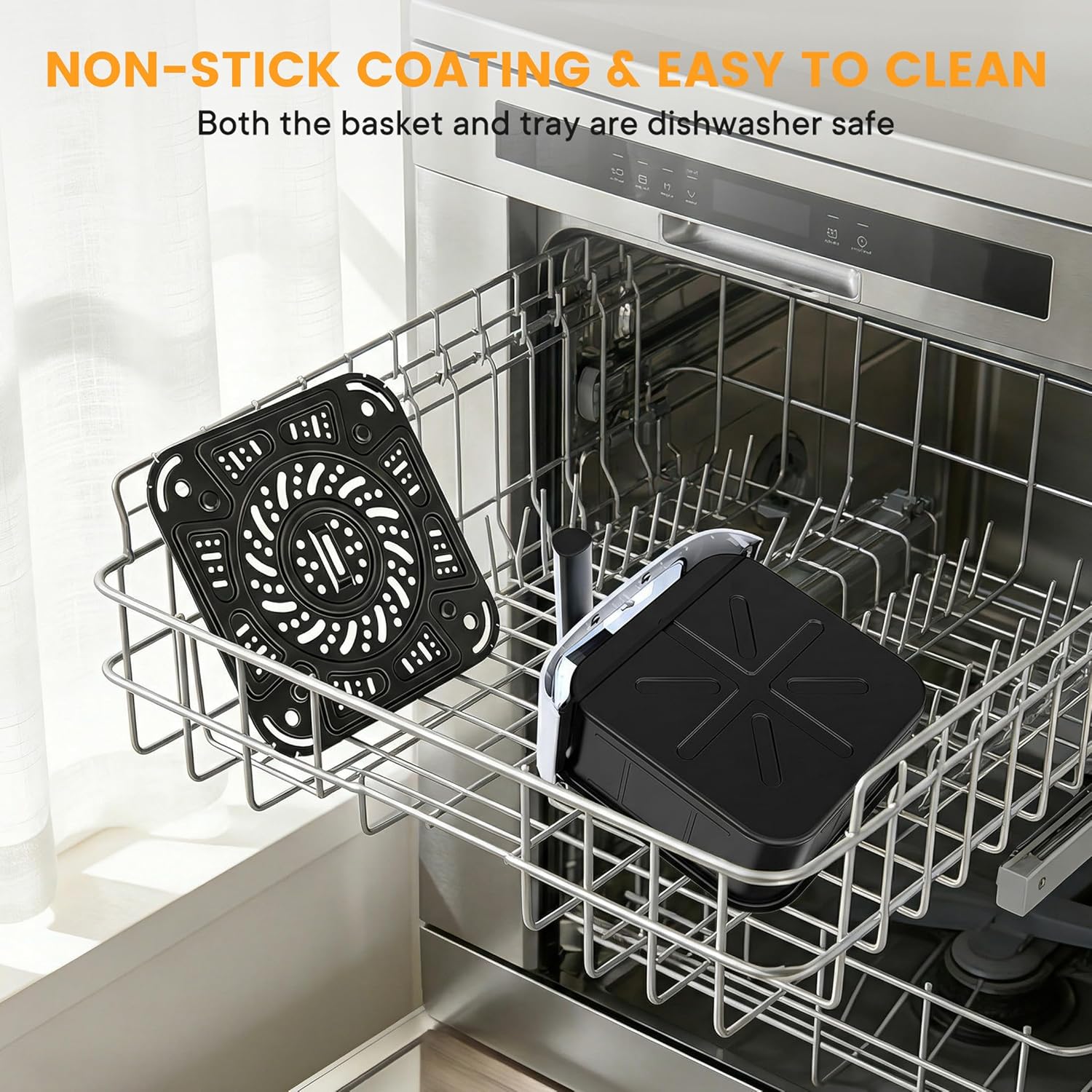 Air Fryer 4 Quart with Window, 1500W Digital Airfryer with 8 Presets, 60-Min Timer, Max 400??F, Auto Shut Off & Nonstick Dishwasher Safe Basket, Shake Reminder for Small Kitchen